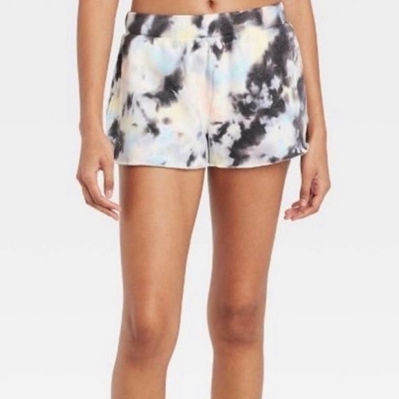 Colsie Tie Dye Sleep Shorts - Picture 4 of 7
